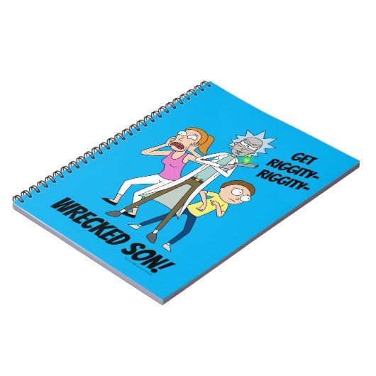 RICK EN MORTY™ | Rick, Morty en Summer Notitieboek (Linkerzijde)