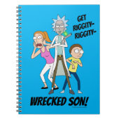 RICK EN MORTY™ | Rick, Morty en Summer Notitieboek (Voorkant)