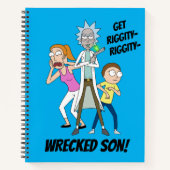RICK EN MORTY™ | Rick, Morty en Summer Notitieboek (Voorkant)