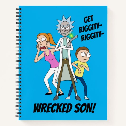 RICK EN MORTY™ | Rick, Morty en Summer Notitieboek (Voorkant)