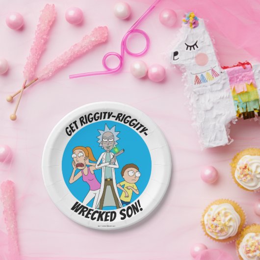 RICK EN MORTY™ | Rick, Morty en Summer Papieren Bordje (Feest)