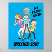 RICK EN MORTY™ | Rick, Morty en Summer Poster (Voorkant)
