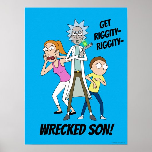 RICK EN MORTY™ | Rick, Morty en Summer Poster (Voorkant)