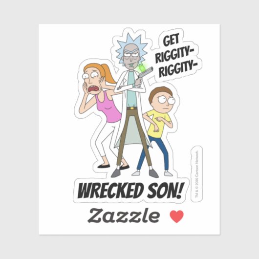 RICK EN MORTY™ | Rick, Morty en Summer Sticker (Vel)