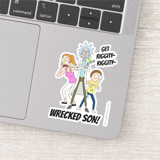 RICK EN MORTY™ | Rick, Morty en Summer Sticker (Detail)