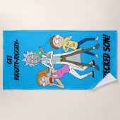 RICK EN MORTY™ | Rick, Morty en Summer Strandlaken (Voorkant)