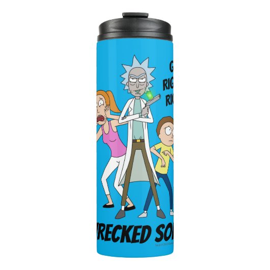 RICK EN MORTY™ | Rick, Morty en Summer Thermosbeker (Voorkant)