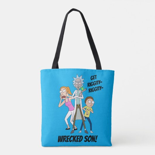RICK EN MORTY™ | Rick, Morty en Summer Tote Bag (Achterkant)