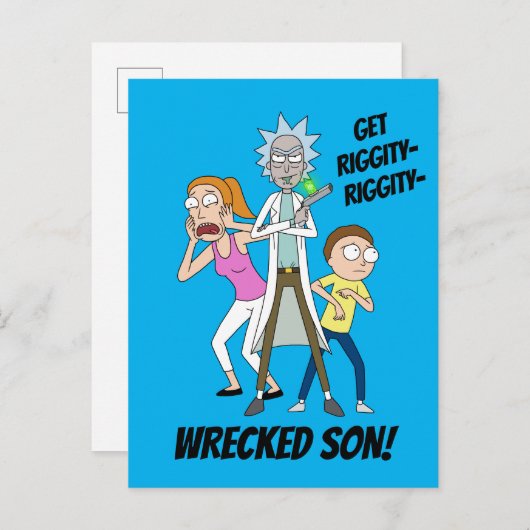 RICK EN MORTY™ | Rick, Morty en Summer Uitnodiging Briefkaart (Voorkant / Achterkant)