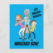 RICK EN MORTY™ | Rick, Morty en Summer Uitnodiging Briefkaart (Voorkant)