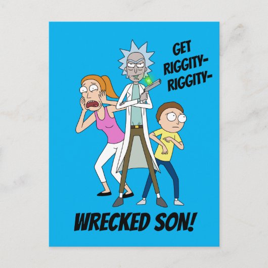RICK EN MORTY™ | Rick, Morty en Summer Uitnodiging Briefkaart (Voorkant)