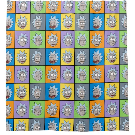 RICK EN MORTY™ | Rick's Moods Douchegordijn (Voorkant)