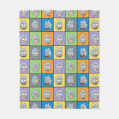 RICK EN MORTY™ | Rick's Moods Fleece Deken (Voorkant)