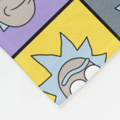 RICK EN MORTY™ | Rick's Moods Fleece Deken (Hoek)