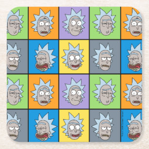 RICK EN MORTY™ Rick's Moods Kartonnen Onderzetters