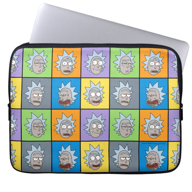 RICK EN MORTY™ | Rick's Moods Laptop Sleeve (Voorkant)