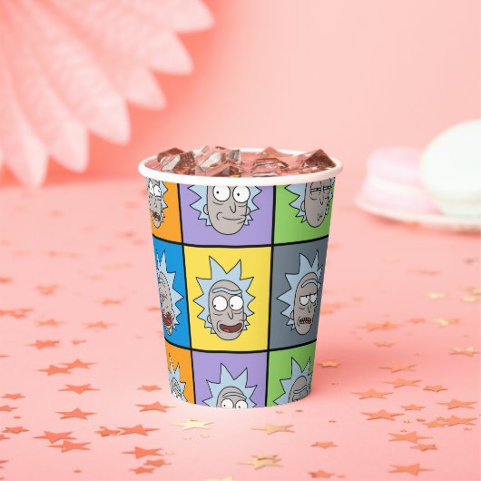 RICK EN MORTY™ | Rick's Moods Papieren Bekers (Insitu)