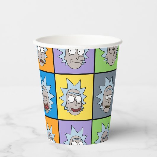 RICK EN MORTY™ | Rick's Moods Papieren Bekers (Voorkant)