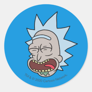 RICK EN MORTY™   Rick's Moods Ronde Sticker