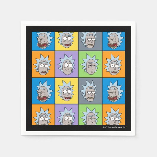 RICK EN MORTY™ | Rick's Moods Servet (Voorkant)