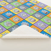 RICK EN MORTY™ | Rick's Moods Sherpa Deken (3/4)