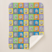 RICK EN MORTY™ | Rick's Moods Sherpa Deken (Voorkant)