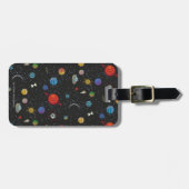 RICK EN MORTY™ | Ruimtepatroon Bagagelabel (Voorkant horizontaal)