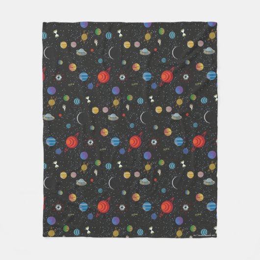 RICK EN MORTY™ | Ruimtepatroon Fleece Deken (Voorkant)