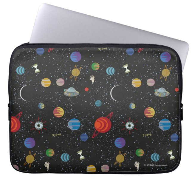 RICK EN MORTY™ | Ruimtepatroon Laptop Sleeve (Voorkant)