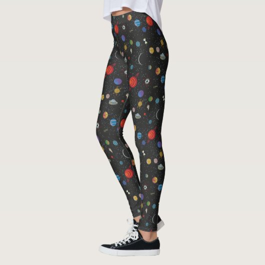 RICK EN MORTY™ | Ruimtepatroon Leggings (Links)