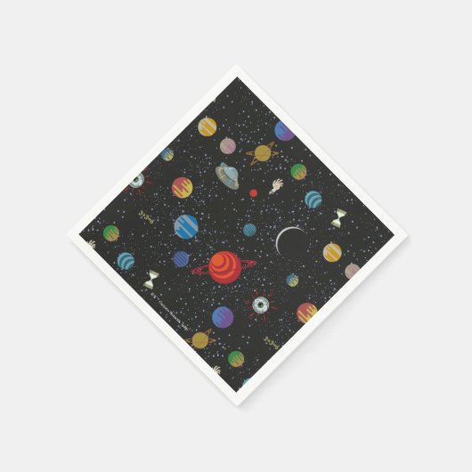 RICK EN MORTY™ | Ruimtepatroon Servet (Hoek)