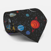 RICK EN MORTY™ | Ruimtepatroon Stropdas (Opgerold)