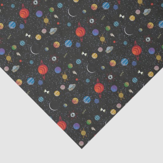 RICK EN MORTY™ | Ruimtepatroon Tissuepapier (Detail)