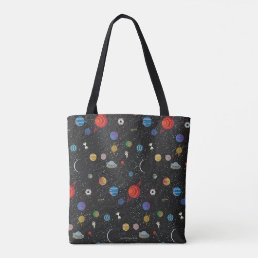 RICK EN MORTY™ | Ruimtepatroon Tote Bag (Achterkant)