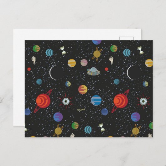 RICK EN MORTY™ | Ruimtepatroon Uitnodiging Briefkaart (Voorkant / Achterkant)