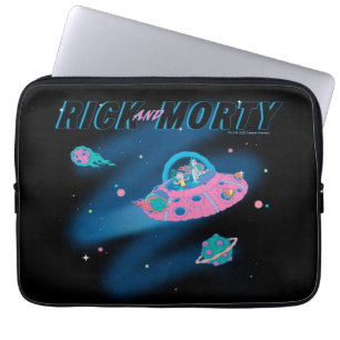 RICK EN MORTY™  Ruimtevaart Laptop Sleeve