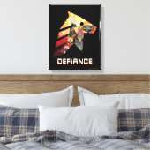 RICK EN MORTY™ | Ruimtevaartak- en defensiematerie Canvas Afdruk (Insitu (Slaapkamer))