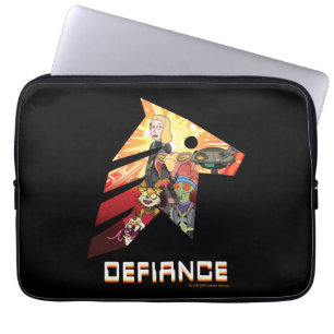 RICK EN MORTY™   Ruimtevaartak- en defensiematerie Laptop Sleeve