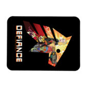 RICK EN MORTY™ | Ruimtevaartak- en defensiematerie Magneet (Horizontaal)