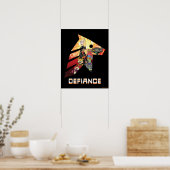 RICK EN MORTY™ | Ruimtevaartak- en defensiematerie Poster (Keuken)