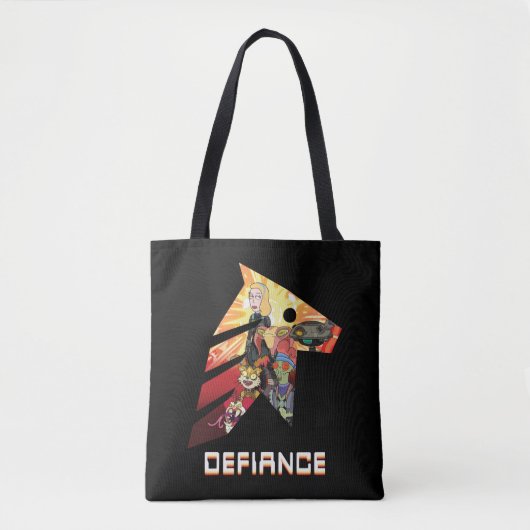 RICK EN MORTY™ | Ruimtevaartak- en defensiematerie Tote Bag (Voorkant)