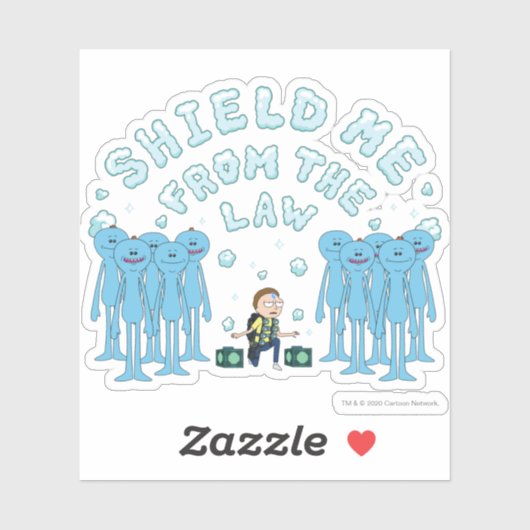 RICK EN MORTY™ | Schrapping van de wet Sticker (Vel)