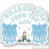 RICK EN MORTY™ | Schrapping van de wet Sticker (Voorkant)
