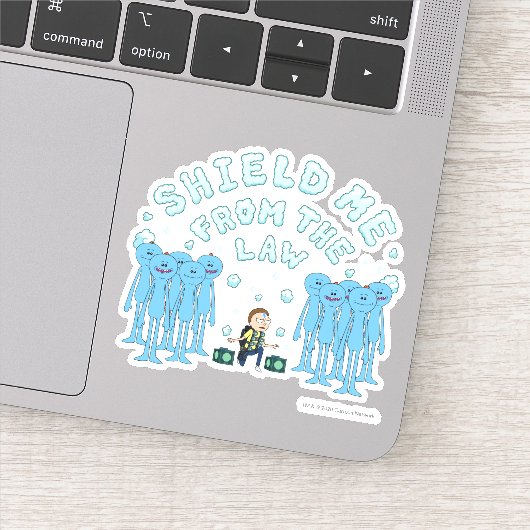 RICK EN MORTY™ | Schrapping van de wet Sticker (Detail)
