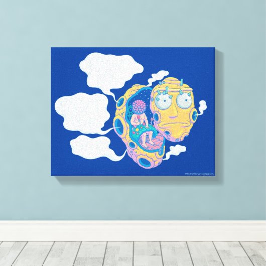 RICK EN MORTY™ | SHOW ME WAT JE HEBT CANVAS AFDRUK (Insitu (Houten vloer))