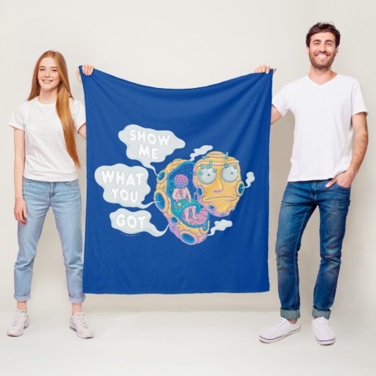 RICK EN MORTY™ | SHOW ME WAT JE HEBT FLEECE DEKEN (In situ)