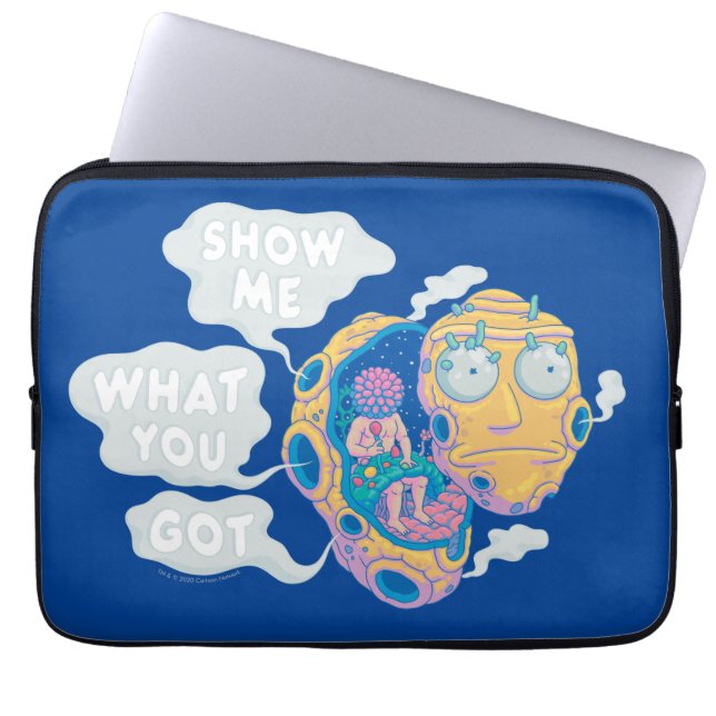 RICK EN MORTY™ | SHOW ME WAT JE HEBT LAPTOP SLEEVE (Voorkant)