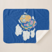 RICK EN MORTY™ | SHOW ME WAT JE HEBT SHERPA DEKEN (Voorkant (horizontaal))