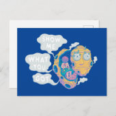 RICK EN MORTY™ | SHOW ME WAT JE HEBT UITNODIGING BRIEFKAART (Voorkant / Achterkant)