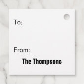 Rick en Morty | Slaappatroon met kerstrendieren Bedankjes Labels (Achterkant)